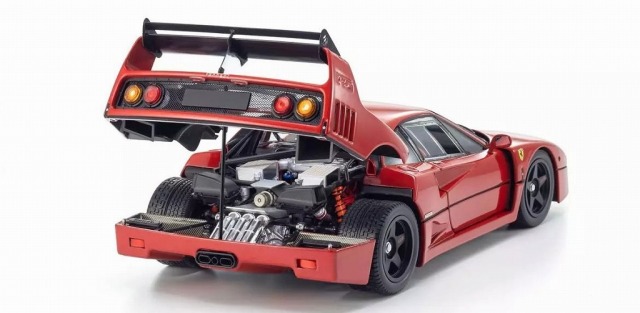 Kyosho 1/18 フェラーリ F40 ライトウェイト LMウイング (レッド)