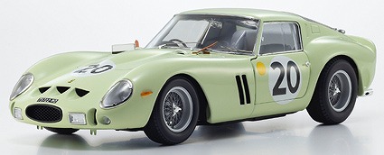 <予約 2026/8月下旬発売予定> Kyosho 1/18 フェラーリ 250GTO ル・マン 24h 3505GT 1962 #20 (ライトグリーン) (ダイキャスト製)