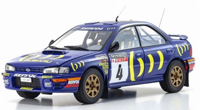 Kyosho 1/18 スバル インプレッサ 1994 RAC #4