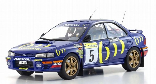 Kyosho 1/18 スバル インプレッサ 1995 モンテカルロ #5