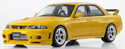 <予約 2026/8月下旬発売予定> Kyosho 1/18 日産 スカイライン GT-R オーテックバージョン チューンド by ニスモ (イエロー) 限定800台