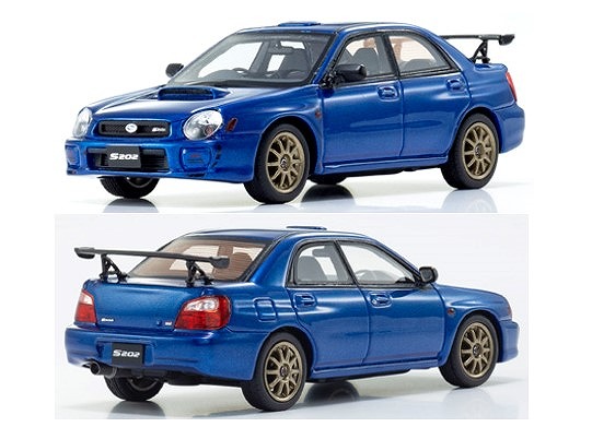 Kyosho 1/43 スバル インプレッサ S202 (ブルー) 限定500個