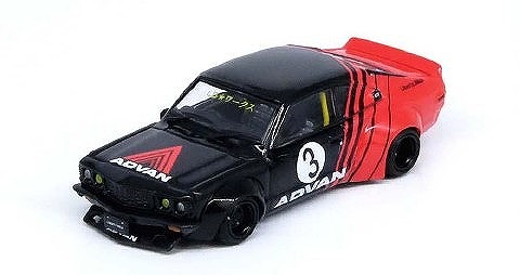 INNO 1/64 Mazda RX3 SAVANNA LB-WORKS "ADVAN LIVERY"