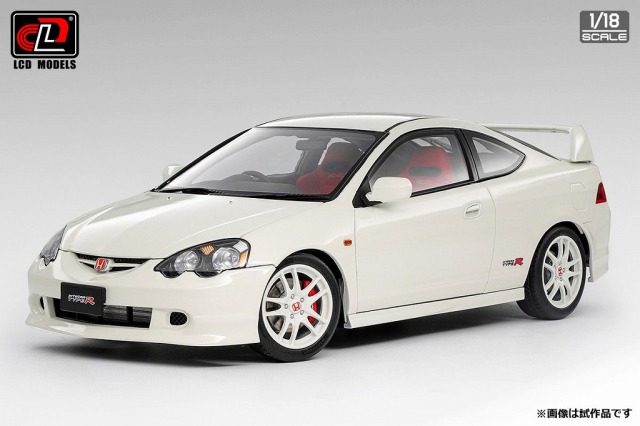 <予約 2026/7月発売予定> LCD 1/18 ホンダ インテグラ DC5 ホワイト 