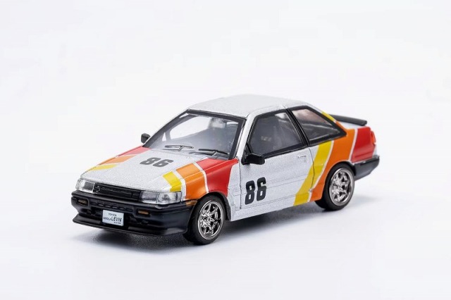 DIE CAST TEAM 1/64 トヨタ カローラ LEVIN (RHD) TRDデコ