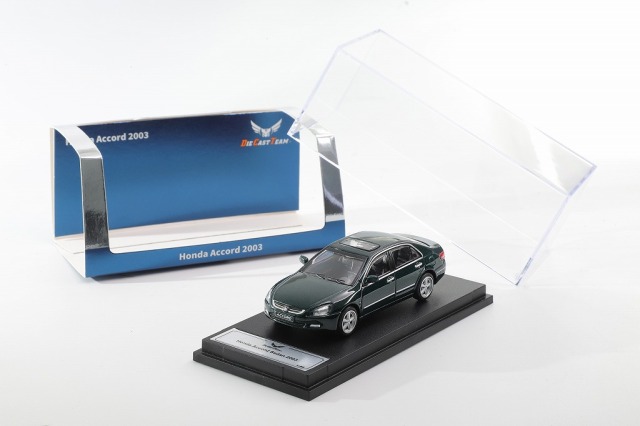 <予約 2025/12月以降発売予定> DIECAST TEAM 1/64 Honda Accord 2003 (LHD) グリーン