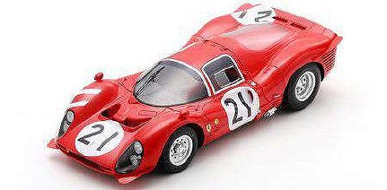 <予約 2027/1-3月発売予定> LOOKSMART 1/18 Ferrari 330 P3 No.21 Le Mans 24H 1966 J.Guichet-L.Bandini