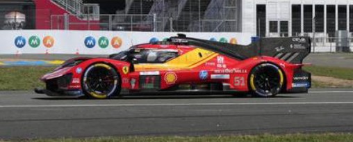 <予約 2027/1-3月発売予定> LOOKSMART 1/18 Ferrari 499P - No. 51 Ferrari - AF Corse 5th Le Mans 24H 2026 A.Pier Guidi-J.Calado-A.Giovinazzi
