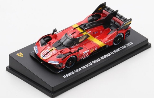 LOOKSMART 1/64 Ferrari 499P No.51 FERRARI AF CORSE Winner Le Mans 24H 2023 A.Pier Guidi - J.Calado - A.Giovinazzi