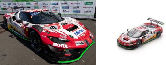 <予約 2026/7-9月発売予定> LOOKSMART 1/64 Ferrari 296 GT3 No.30 Frikadelli Racing Team Winner 24H Nurburgring 2023