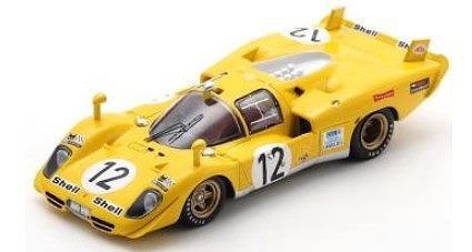 <予約 2026/4-6月発売予定> LOOKSMART 1/43 Ferrari 512 S No.12 5th Le Mans 24H 1970 H. de Fierlant - A. Walker