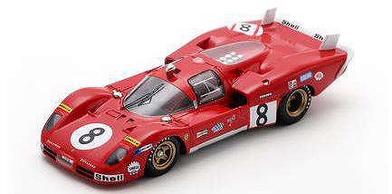 <予約 2027/1-3月発売予定> LOOKSMART 1/43 Ferrari 512 S No.8 Le Mans 24H 1970 A.Merzario-C.Regazzoni