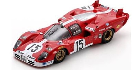 <予約 2026/4-6月発売予定> LOOKSMART 1/43 Ferrari 512 S No.15 Le Mans 24H 1970 M. Parkes - H. Mueller