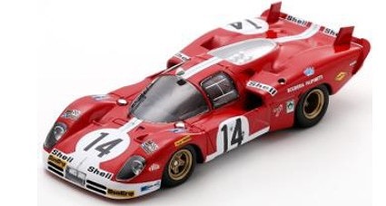 <予約 2026/4-6月発売予定> LOOKSMART 1/43 Ferrari 512 S No.14 Le Mans 24H 1970 J.  Bonnier - R. Wisell