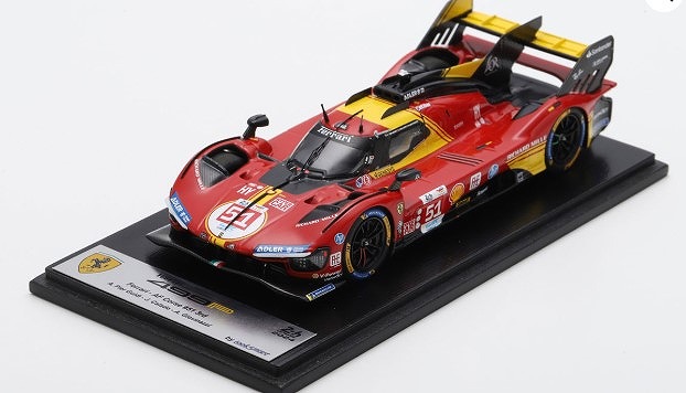 LOOKSMART 1/43 Ferrari 499P No.51 Ferrari AF Corse 3rd Le Mans 24H 2024 A. Pier Guidi - J. Calado - A. Giovinazzi