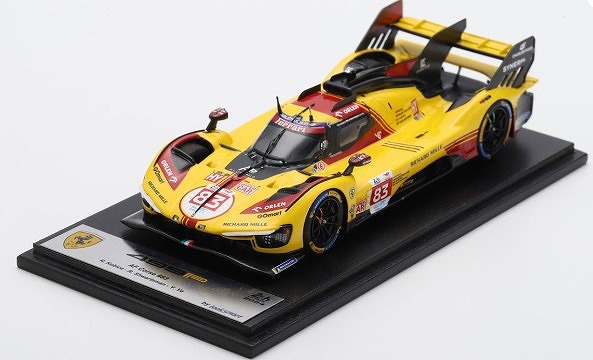 LOOKSMART 1/43 Ferrari 499P No.83 AF Corse Le Mans 24H 2024 R. Kubica - R. Shwartzman - Y. Ye