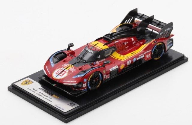 LOOKSMART 1/43 Ferrari 499P No.51 FERRARI AF CORSE 3rd Le Mans 24H 2025 A.Pier Guidi-J.Calado-A.Giovinazzi