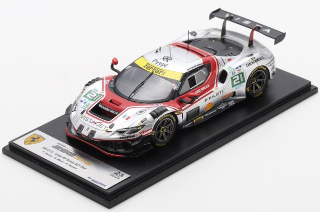 LOOKSMART 1/43 Ferrari 296 LMGT3 No.21 VISTA AF CORSE 2nd LMGT3 class Le Mans 24H 2025 F.Heriau-S.Mann-A.Rovera