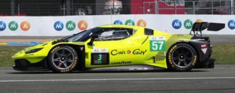 <予約 2027/1-3月発売予定> LOOKSMART 1/43 Ferrari 296 GT3 Evo - No. 57 Kessel Racing Le Mans 24H 2026 T. Kimura - D. Serra