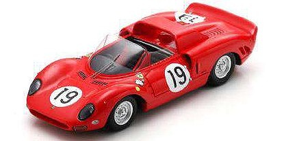 <予約 2027/1-3月発売予定> LOOKSMART 1/43 Ferrari 330 P2 No.19 Le Mans 24H 1965 J.Surtees-L.Scarfiotti