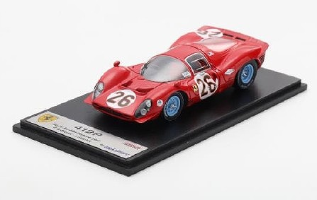 <予約 2025/10-12月発売予定> LOOKSMART 1/43 Ferrari 412P No.26 3rd Daytona 24H 1967 Pedro Rodriguez - Jean Guichet