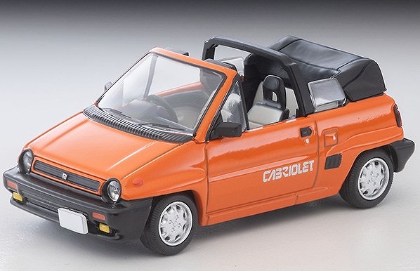 <予約 2026/7月発売予定> TOMYTEC 1/64 ホンダ シティカブリオレ（オレンジ）84年式