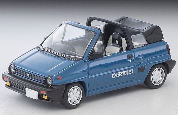 <予約 2026/7月発売予定> TOMYTEC 1/64 ホンダ シティカブリオレ（ブルー）84年式