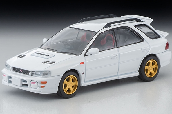 TOMICA LIMITED VINTAGE NEO 1/64 スバル インプレッサ ピュアスポーツワゴン WRX STi Version V（白）98年式