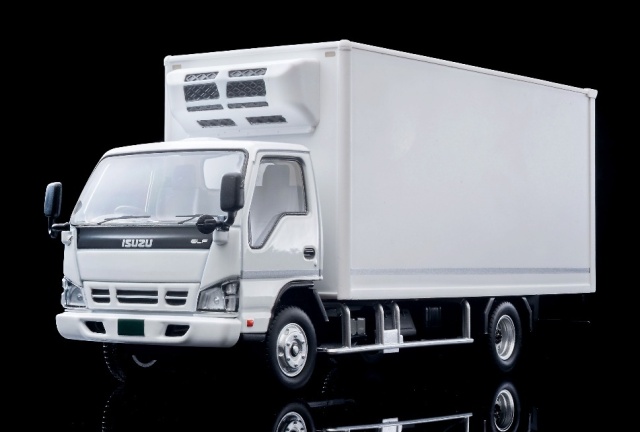 <予約 2027/2月発売予定> TOMICA LIMITED VINTAGE NEO 1/64 LV-N285d いすゞエルフ パネルバン 配送車 (白)