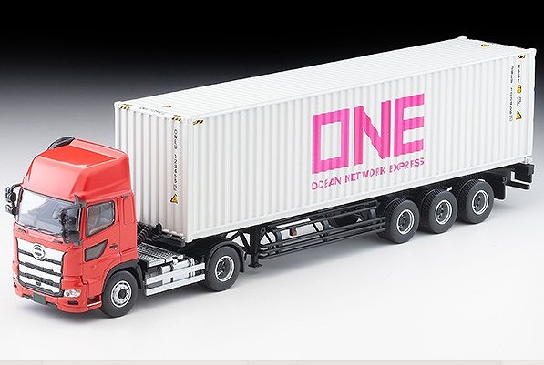 TLV NEO 1/64 日野プロフィア 40ft海上コンテナトレーラ（東邦車輛TC36H1C34）オーシャンネットワークエクスプレス