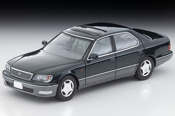 <予約 2026/2月発売予定> TOMICA LIMITED VINTAGE NEO 1/64 トヨタ セルシオ C仕様 Fパッケージ（緑／グレー）97年式