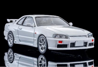 <予約 2027/1月以降発売予定> TOMICA LIMITED VINTAGE NEO 1/64 日産 スカイライン 2ドアスポーツクーペ 25GT Turboオプションパーツ付(白)98年式