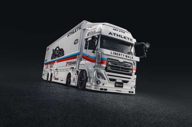 <予約 2027年2月以降順次入荷予定> MOTORHELIX 1/64 LB Trucks UD QUON Cargo ATHLETE White