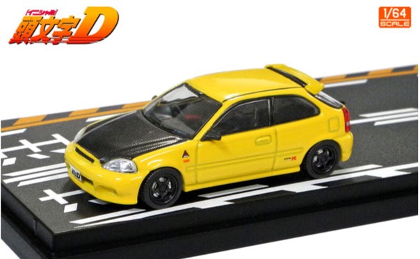 MODELER'S 1/64 頭文字D セットVol.12 舘智幸 東堂商会シビック(EK9