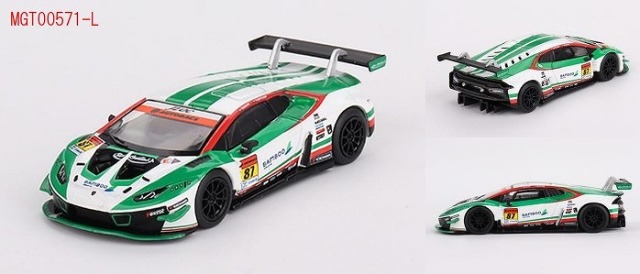 MINI GT 1/64 ランボルギーニ ウラカン GT3 EVO #87 JLOC 2022 Super GT Series(左ハンドル) 日本限定