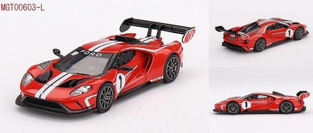 MINI GT 1/64 フォード GT Mk II #013 ロッソアルファ(左ハンドル) 