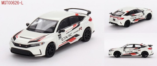 MINI GT 1/64 Honda シビック Type R 2023 Honda サンクスデイ ベトナム (左ハンドル）