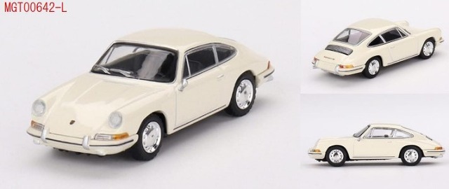 MINI GT 1/64 ポルシェ 901 1963 アイボリー(左ハンドル) 