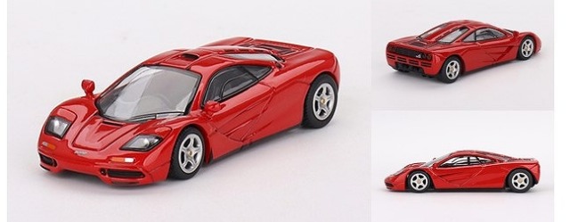 MINI GT 1/64 マクラーレン F1 レッド（左ハンドル）