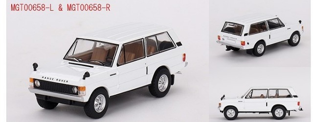 MINI GT 1/64 レンジ ローバー ダボス ホワイト(右ハンドル)