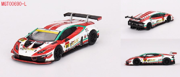 MINI GT 1/64 ランボルギーニ ウラカン GT3 EVO SUPER GTシリーズ 2023 #88  JLOC Lamborghini GT3  JLOC(左ハンドル)日本限定