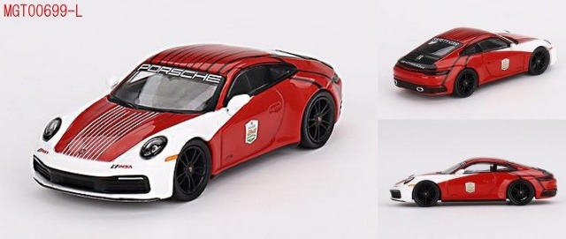 MINI GT 1/64 ポルシェ 911(992) カレラ S セーフティーカー 2023 IMSA デイトナ24時間(左ハンドル)