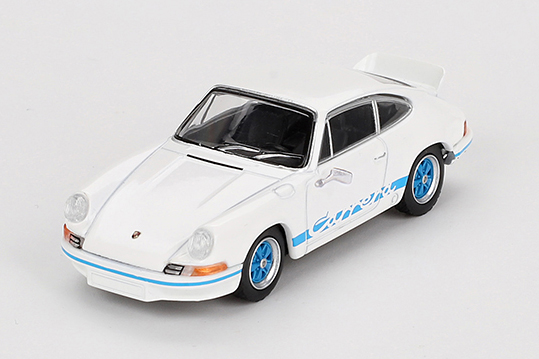MINI GT 1/64 ポルシェ 911 カレラ RS 2.7 グランプリホワイト/ブルーリバリー(左ハンドル)