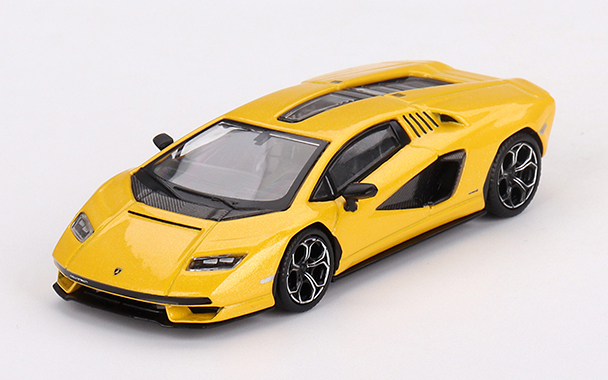 MINI GT 1/64 ランボルギーニ カウンタック LPI 800-4 New Giallo Orion イエロー(左ハンドル)