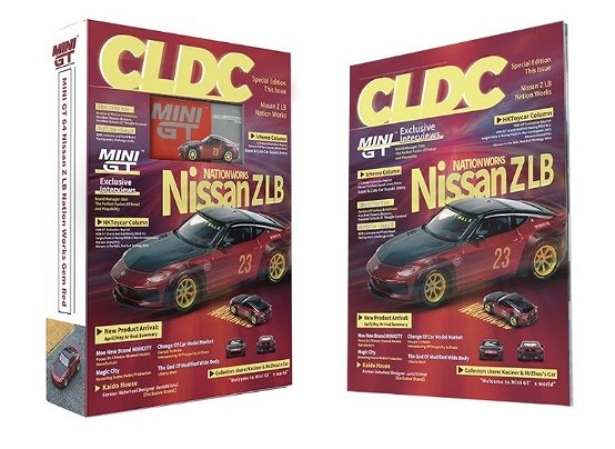 MINI GT 1/64 Nissan Z LB NATION WORKS ジェムレッド, インタビュー 英語版 CLDC BOOK