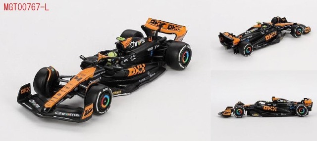 <予約 2024/9月発売予定> MINI GT 1/64 マクラーレン F1 MCL60 2023 2位入賞車#4 日本グランプリ Lando Norris