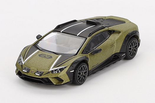 MINI GT 1/64 ランボルギーニ ウラカン ステラート Verde Gea Matt(マットグリーン)(左ハンドル)