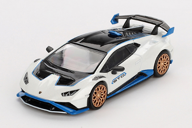 MINI GT 1/64 ランボルギーニ ウラカン STO Bianco Asopo(ホワイト)(左ハンドル)