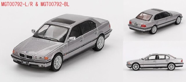 MINI GT 1/64 BMW 750IL アスペン シルバーメタリック(左ハンドル)