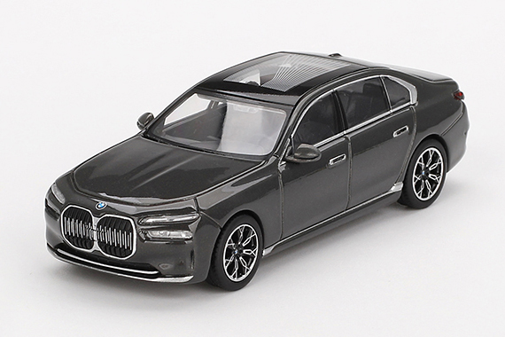 MINI GT 1/64 BMW i7 xDrive60 ドラビットグレー(左ハンドル)